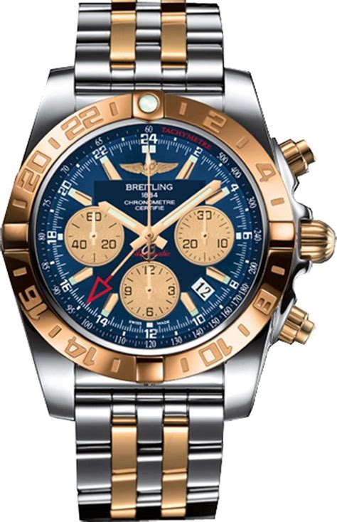 breitling chronomat gold silver|breitling chronomat 44 stahl gold.